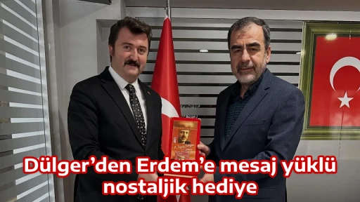 D&uuml;lger&rsquo;den Erdem&rsquo;e mesaj y&uuml;kl&uuml; nostaljik hediye
