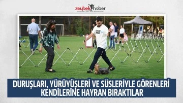 DURUŞLARI, Y&Uuml;R&Uuml;Y&Uuml;ŞLERİ VE S&Uuml;SLERİYLE G&Ouml;RENLERİ KENDİLERİNE HAYRAN BIRAKTILAR