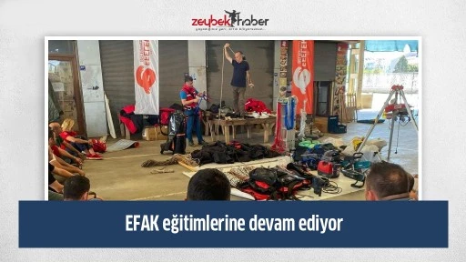 EFAK eğitimlerine devam ediyor