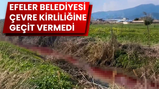 EFELER BELEDİYESİ &Ccedil;EVRE KİRLİLİĞİNE GE&Ccedil;İT VERMEDİ