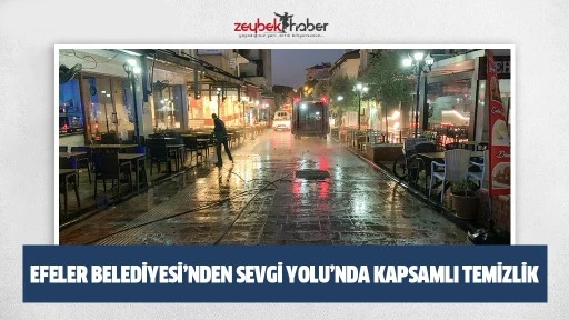EFELER BELEDİYESİ&rsquo;NDEN SEVGİ YOLU&rsquo;NDA KAPSAMLI TEMİZLİK
