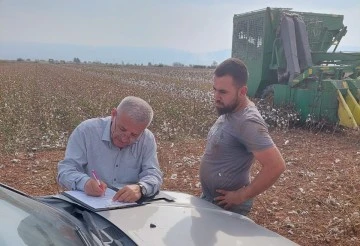 Efeler&rsquo;de beyaz altın hasat kontrolleri devam ediyor