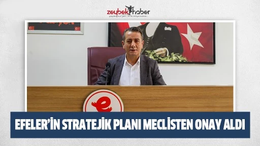 EFELER&rsquo;İN STRATEJİK PLANI MECLİSTEN ONAY ALDI