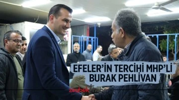 Efeler&rsquo;in tercihi MHP&rsquo;li Burak Pehlivan