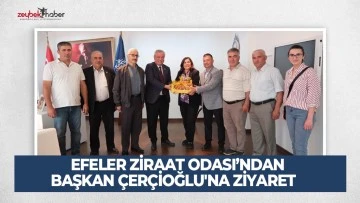 EFELER ZİRAAT ODASI&rsquo;NDAN BAŞKAN &Ccedil;ER&Ccedil;İOĞLU'NA ZİYARET  &nbsp;