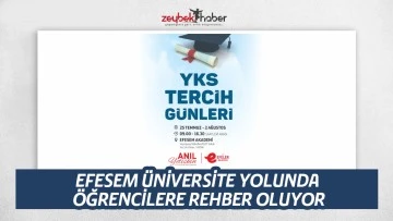 EFESEM &Uuml;NİVERSİTE YOLUNDA &Ouml;ĞRENCİLERE REHBER OLUYOR