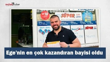 Ege'nin en &ccedil;ok kazandıran bayisi oldu