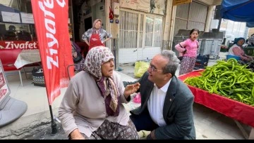 Emekli, &uuml;retici, esnaf, CHP&rsquo;li Tezcan&rsquo;a dert yandı: &ldquo;B&ouml;yle pahalılık g&ouml;rmedik&rdquo;