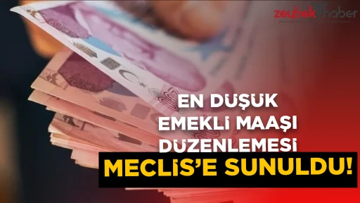En d&uuml;ş&uuml;k emekli maaşı d&uuml;zenlemesi Meclis'te