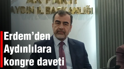Erdem&rsquo;den Aydınlılara kongre daveti