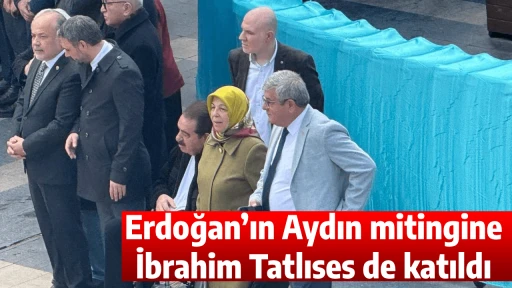 Erdoğan&rsquo;ın Aydın mitingine İbrahim Tatlıses de katıldı