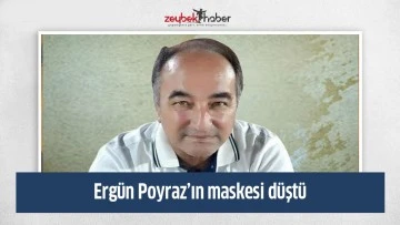 Erg&uuml;n Poyraz&rsquo;ın maskesi d&uuml;şt&uuml;
