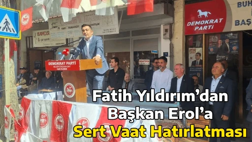 Fatih Yıldırım&rsquo;dan Başkan Erol&rsquo;a Sert Vaat Hatırlatması