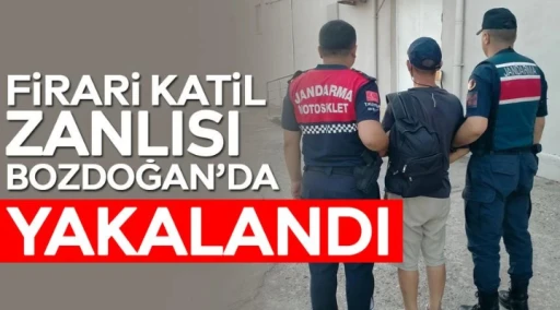 Firari katil zanlısı Bozdoğan&rsquo;da yakalandı