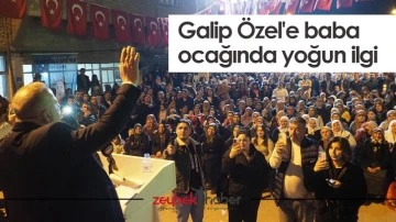 Galip &Ouml;zel'e baba ocağında yoğun ilgi