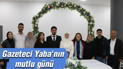Gazeteci Yaba'nın mutlu g&uuml;n&uuml;
