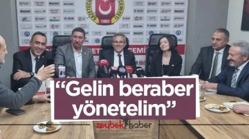 &ldquo;Gelin beraber y&ouml;netelim&rdquo;