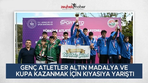 GEN&Ccedil; ATLETLER ALTIN MADALYA VE KUPA KAZANMAK İ&Ccedil;İN KIYASIYA YARIŞTI