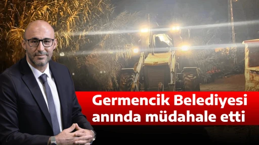 Germencik Belediyesi anında m&uuml;dahale etti