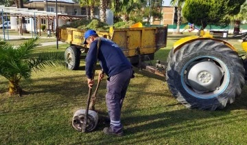 Germencik Belediyesi il&ccedil;e genelinde &ccedil;alışmalarını s&uuml;rd&uuml;r&uuml;yor