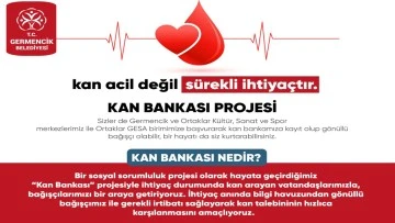 Germencik Belediyesi, &ldquo;Kan Bankası&rdquo; projesini hayata ge&ccedil;irdi