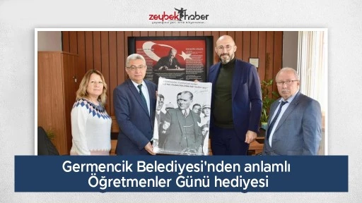 Germencik Belediyesi'nden anlamlı &Ouml;ğretmenler G&uuml;n&uuml; hediyesi