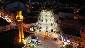 Germencik Belediyesi sokak d&uuml;zenlemelerine devam ediyor