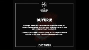 Germencik Deve G&uuml;reşi Festivali iptal edildi