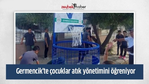 Germencik'te &ccedil;ocuklar atık y&ouml;netimini &ouml;ğreniyor