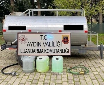 Germencik&rsquo;te ka&ccedil;ak akaryakıt ele ge&ccedil;irildi