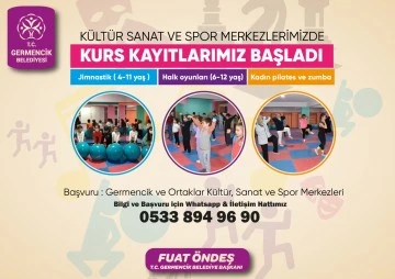 Germencik&rsquo;te kurs kayıtları başladı