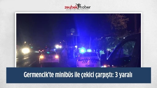 Germencik'te minib&uuml;s ile &ccedil;ekici &ccedil;arpıştı: 3 yaralı