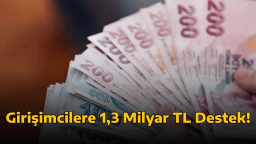 Girişimcilere 1,3 Milyar TL Destek!