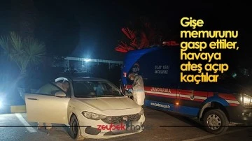 Gişe memurunu gasp ettiler, havaya ateş a&ccedil;ıp ka&ccedil;tılar