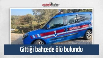 Gittiği bah&ccedil;ede &ouml;l&uuml; bulundu