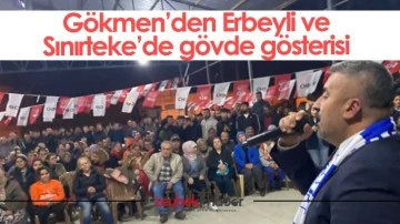 G&ouml;kmen&rsquo;den Erbeyli ve Sınırteke&rsquo;de g&ouml;vde g&ouml;sterisi