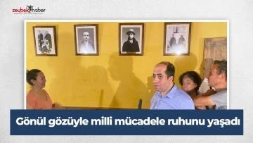 G&ouml;n&uuml;l g&ouml;z&uuml;yle milli m&uuml;cadele ruhunu yaşadı