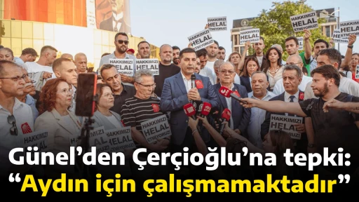 G&uuml;nel&rsquo;den &Ccedil;er&ccedil;ioğlu&rsquo;na tepki: &ldquo;Aydın i&ccedil;in &ccedil;alışmamaktadır&rdquo;
