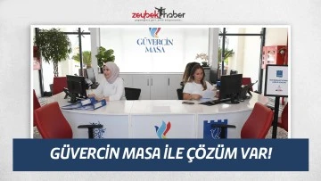 G&Uuml;VERCİN MASA İLE &Ccedil;&Ouml;Z&Uuml;M VAR!