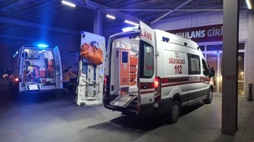 Hakimiyeti kaybolan otomobil u&ccedil;uruma yuvarlandı