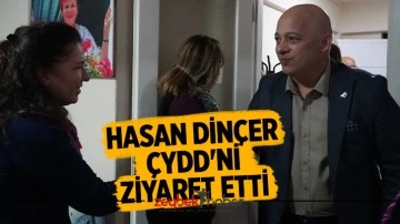 Hasan Din&ccedil;er &Ccedil;YDD'ni Ziyaret Etti