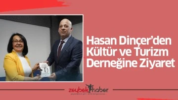 Hasan Din&ccedil;er&rsquo;den K&uuml;lt&uuml;r ve Turizm Derneğine Ziyaret