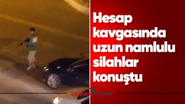 Hesap kavgasında uzun namlulu silahlar konuştu