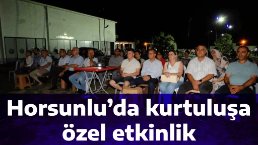 Horsunlu&rsquo;da kurtuluşa &ouml;zel etkinlik