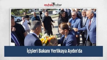 İ&ccedil;işleri Bakanı Yerlikaya Aydın'da
