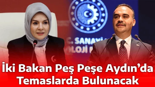 İki Bakan Peş Peşe Aydın&rsquo;da Temaslarda Bulunacak