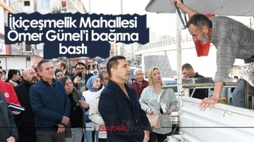 İki&ccedil;eşmelik Mahallesi &Ouml;mer G&uuml;nel&rsquo;i bağrına bastı