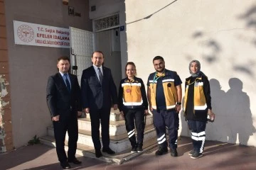 İl Sağlık M&uuml;d&uuml;r&uuml; Şenkul acil sağlık hizmetleri &ccedil;alışanları ile buluştu