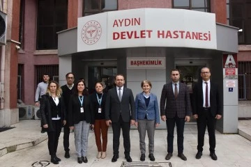 İl Sağlık M&uuml;d&uuml;r&uuml; Şenkul Aydın Devlet Hastanesi'nde incelemelerde bulundu