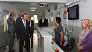 İl Sağlık M&uuml;d&uuml;r&uuml; Şenkul, &Ccedil;ine&rsquo;de incelemelerde bulundu